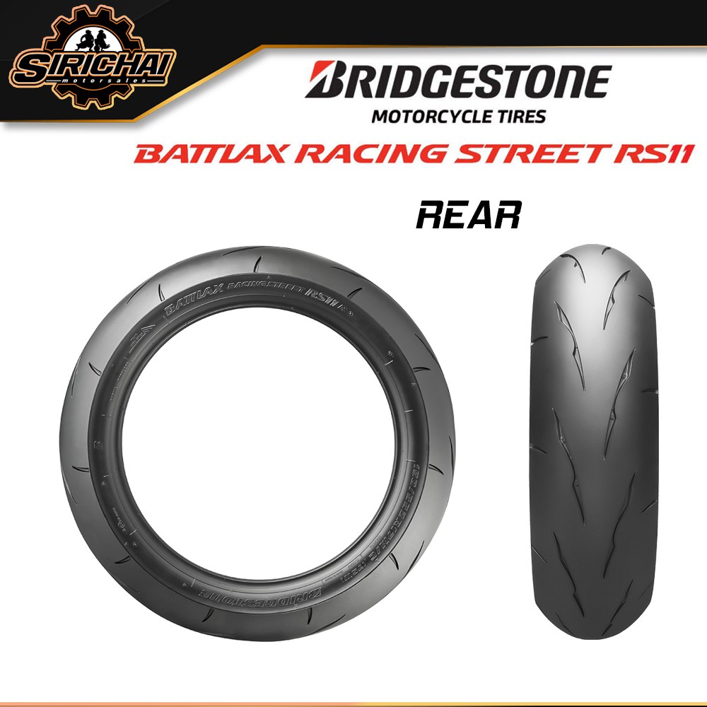 ฺBridgestone RS11 ยาง สำหรับ R6 MT07 MT09 XSR900 XSR700 / Ducati Monster / Hypermotard / STREET TRIPLE RS