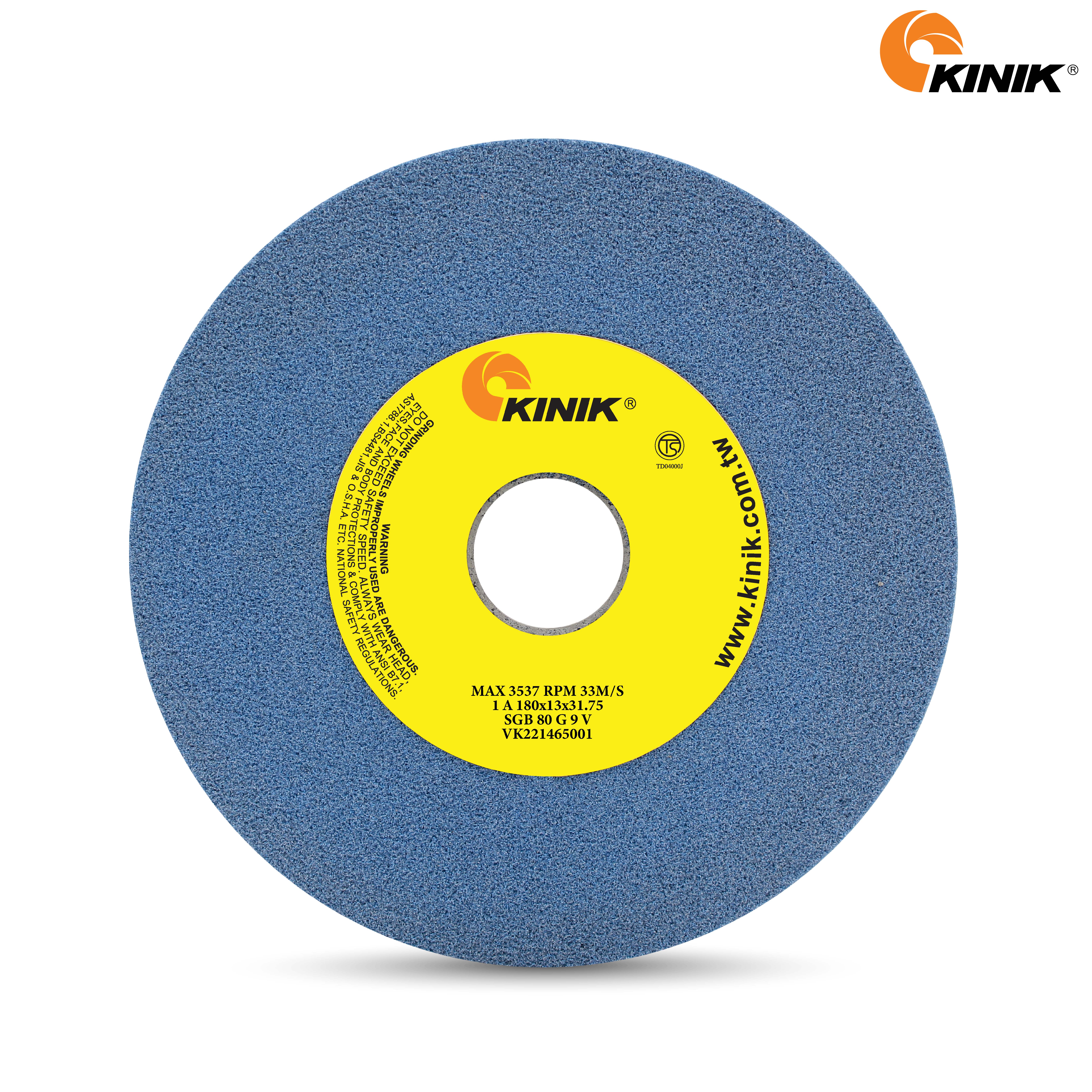 หินเจียร KINIK SGB80G9V1A 180x13x31.75 mm.