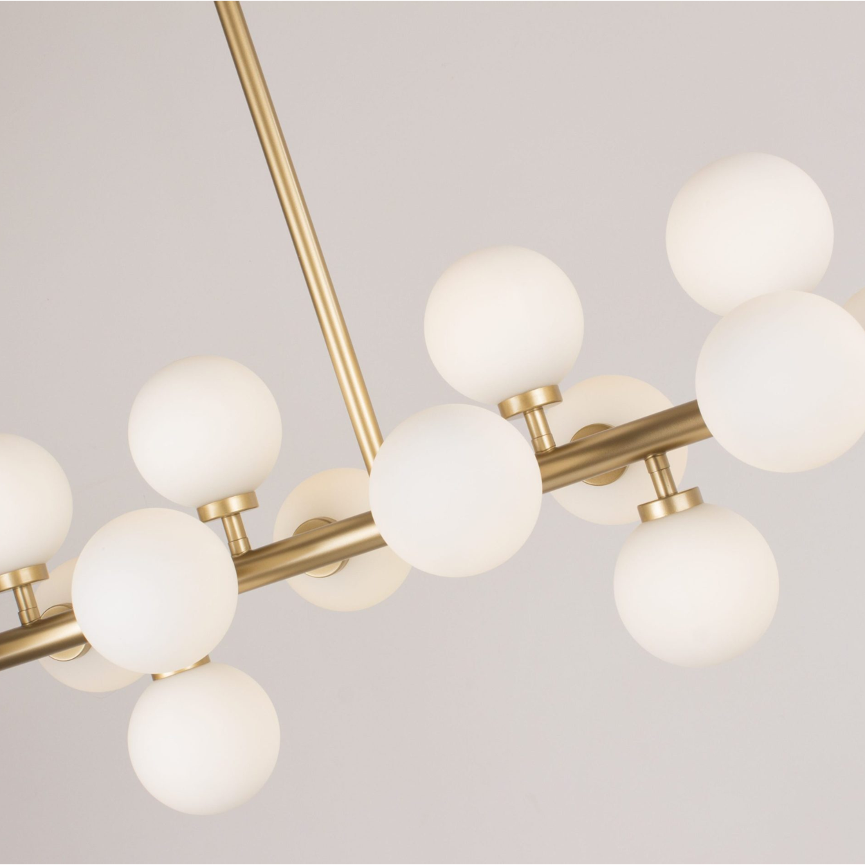 โคมไฟช่อแก้ว สไตล์นอร์ดิก Nordic Pendant lamp Steel + Glass Shade G9x16