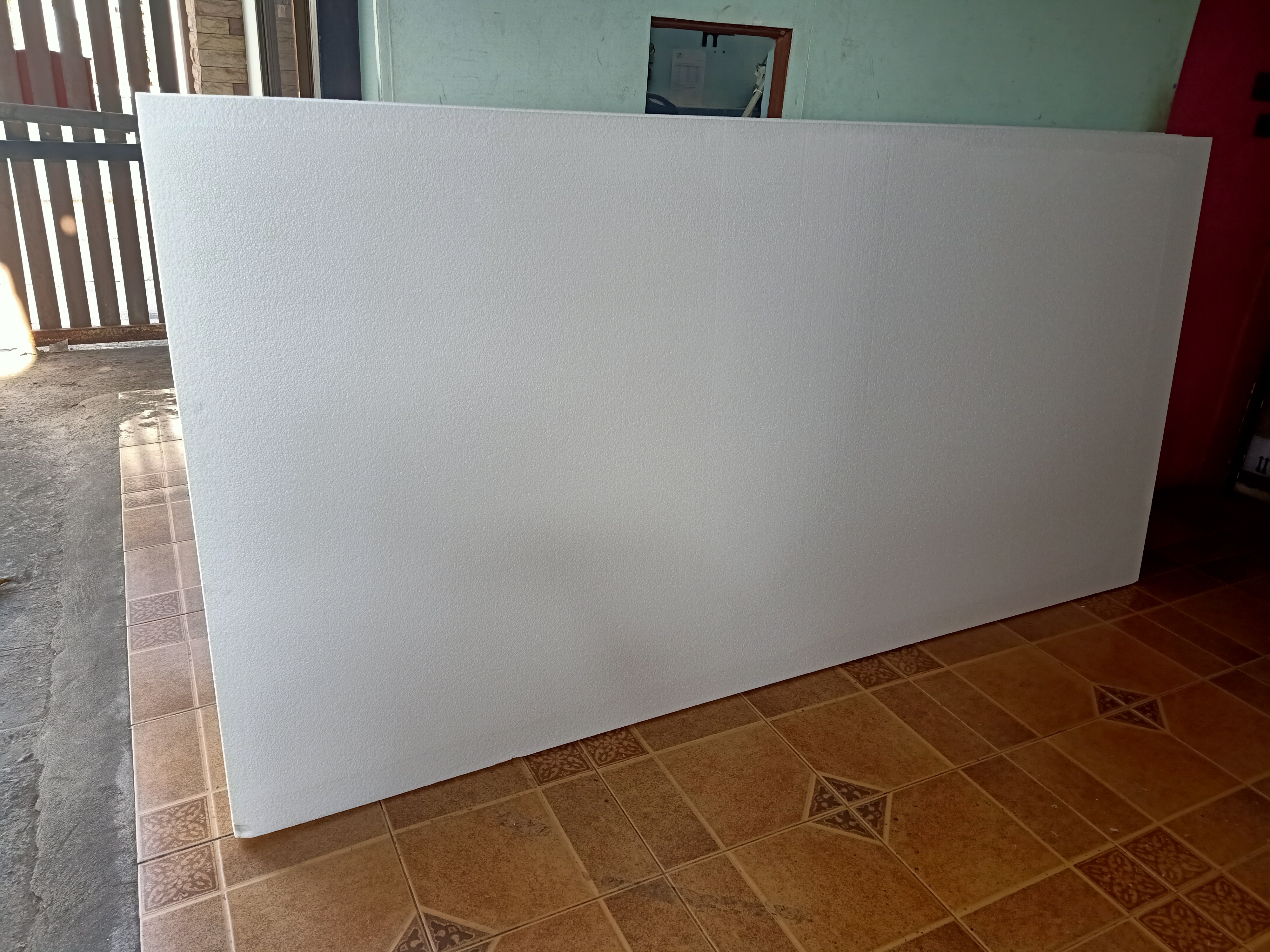 EPS FOAM,โฟมไม่ลามไฟ,โฟมกันร้อนหลังคา ขนาด 120x240 cm หนา 3" บรรจุ 5 แผ่น / แพ็ค