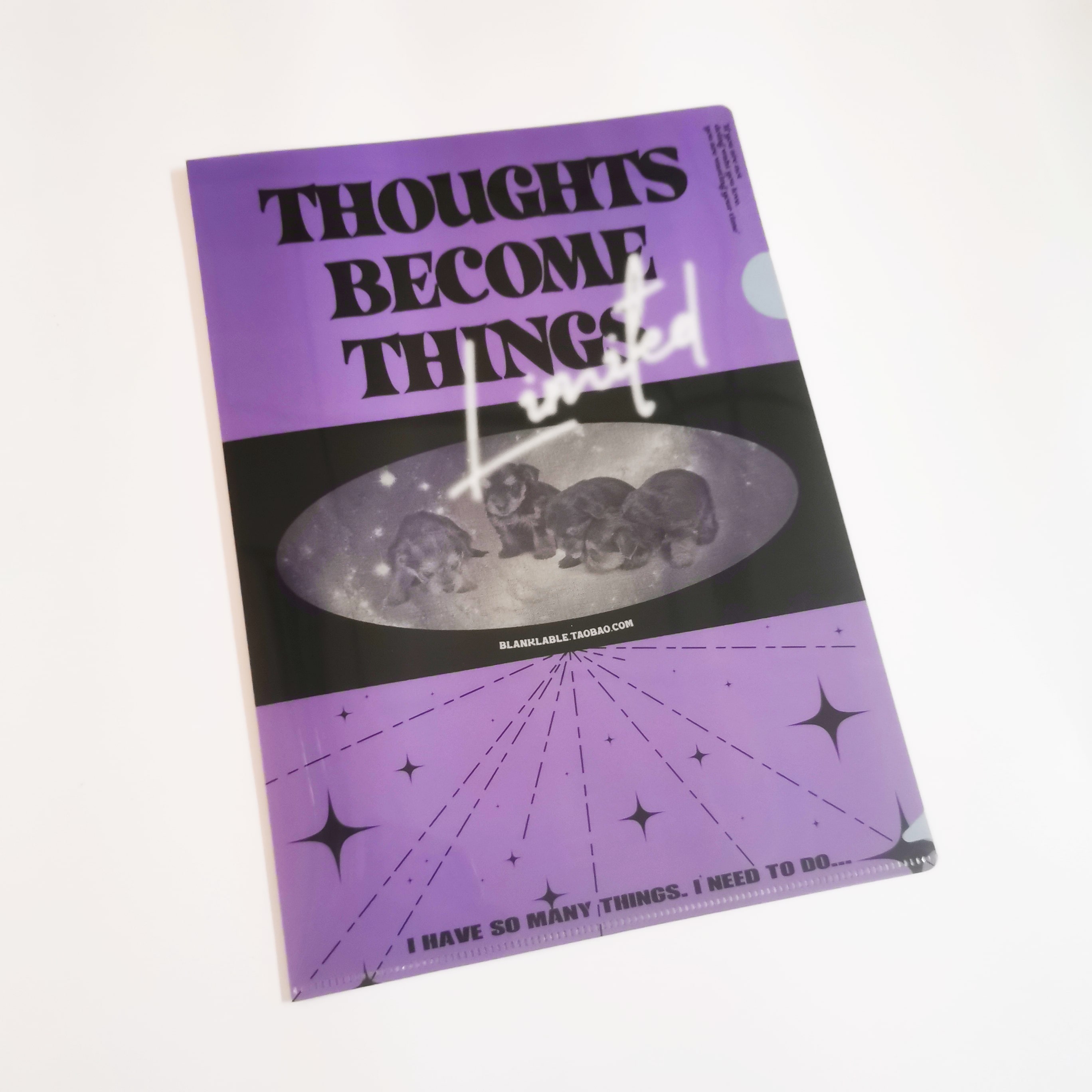 Thoughts Become Things (A4 Folder)
