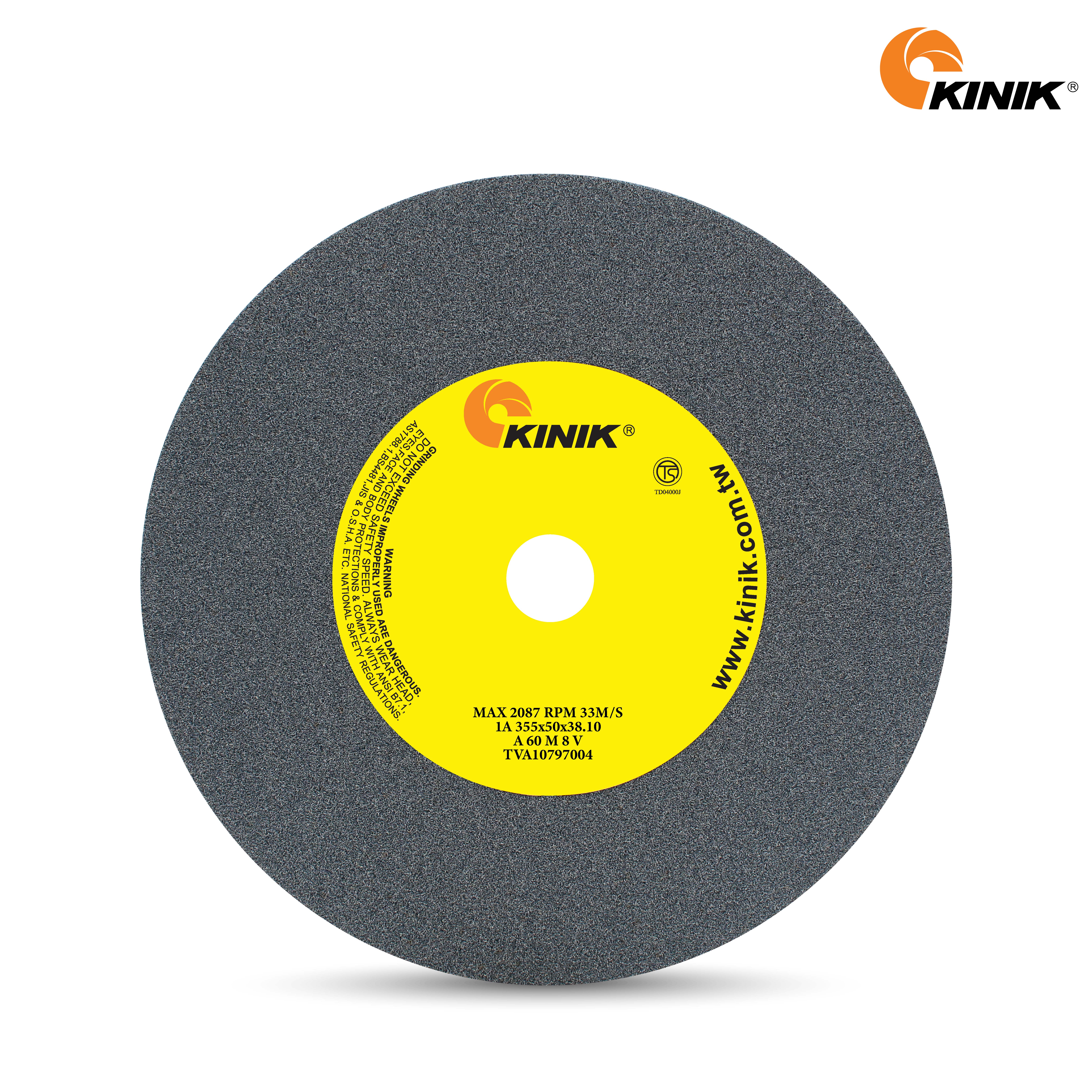 หินเจียร KINIK A60M8V1A 355x50x38.10 m.m.