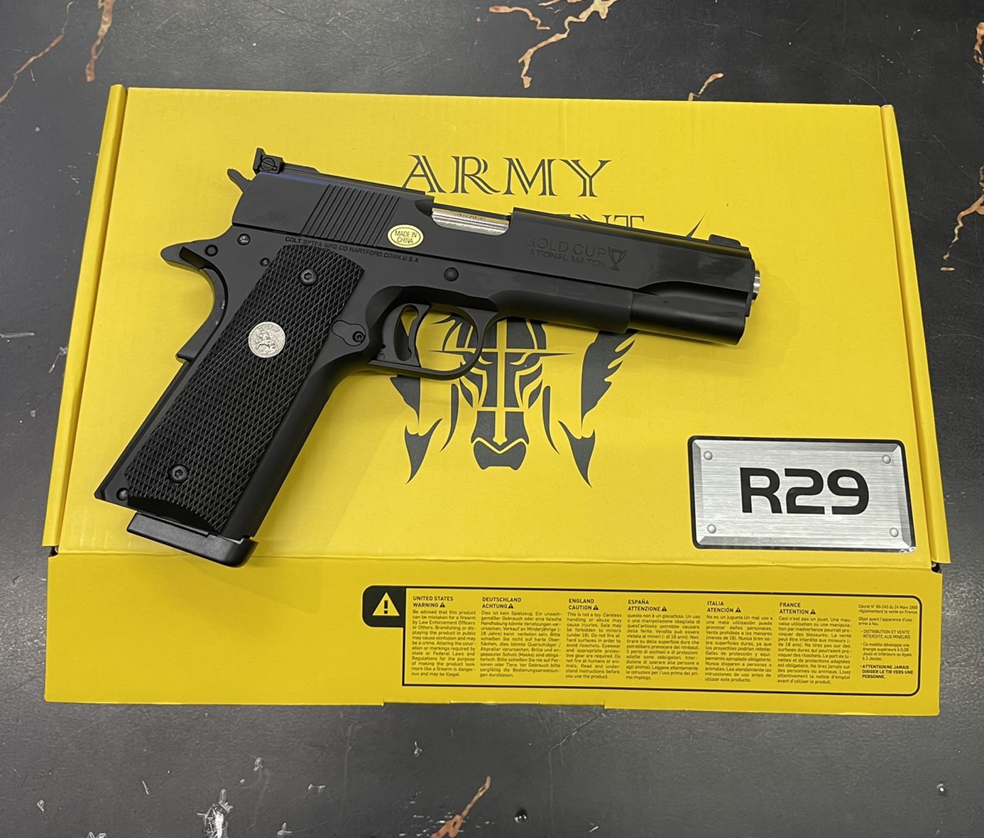 R29 : COLT GOLD CUP ดำ - ARMY Armament
