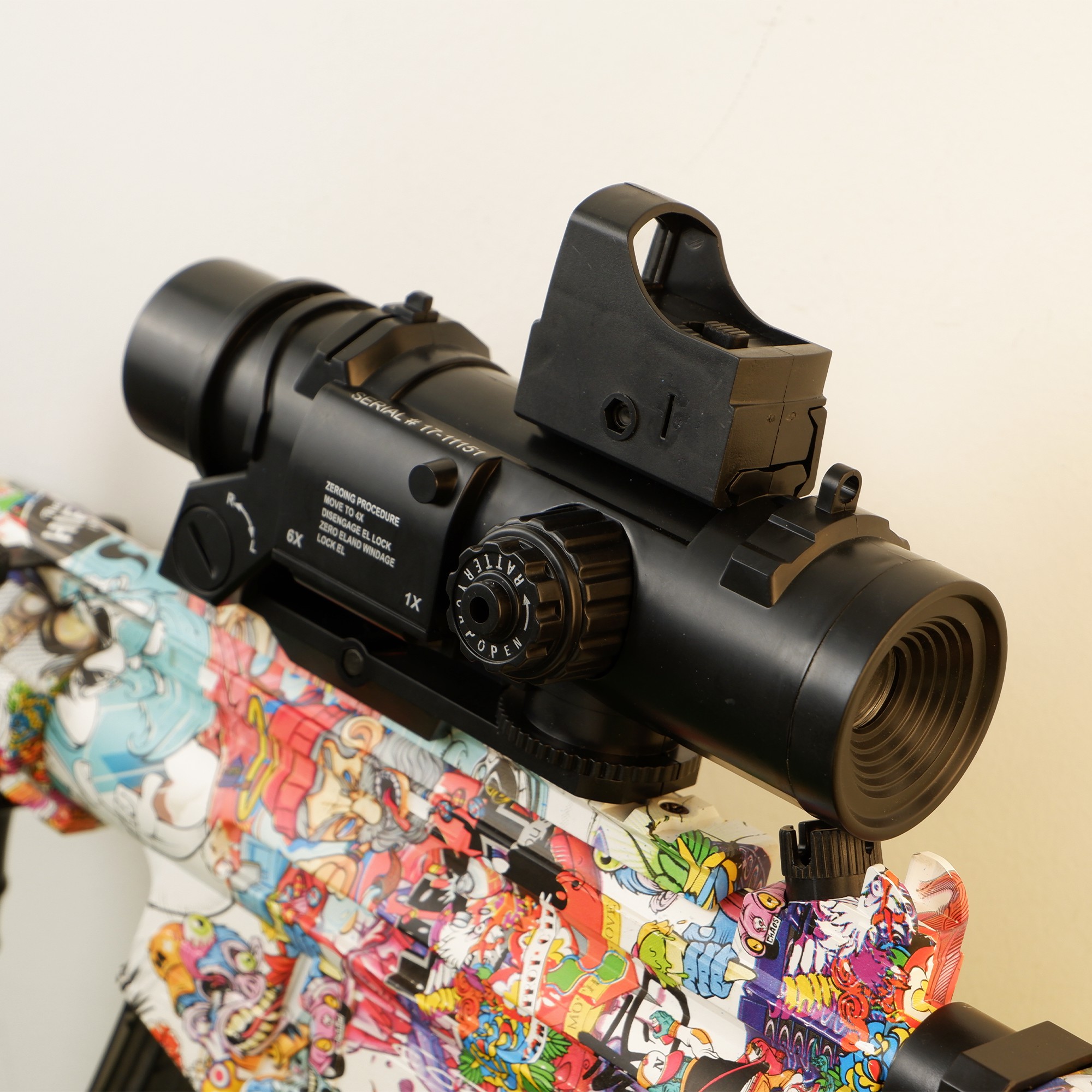 สโคป 2 in 1 ทั้งซูมและเรดดอทได้ ขนาดราง 20 mm (SCD)