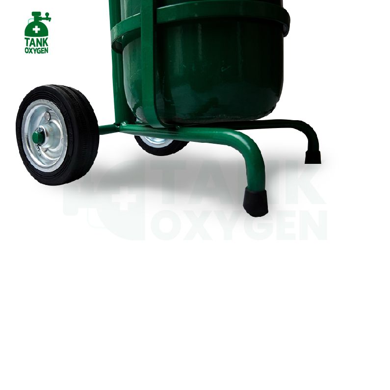 ถังออกซิเจนเหล็ก อุปกรณ์พร้อมใช้งาน ขนาด 1.5 คิว [จัดส่งฟรี]