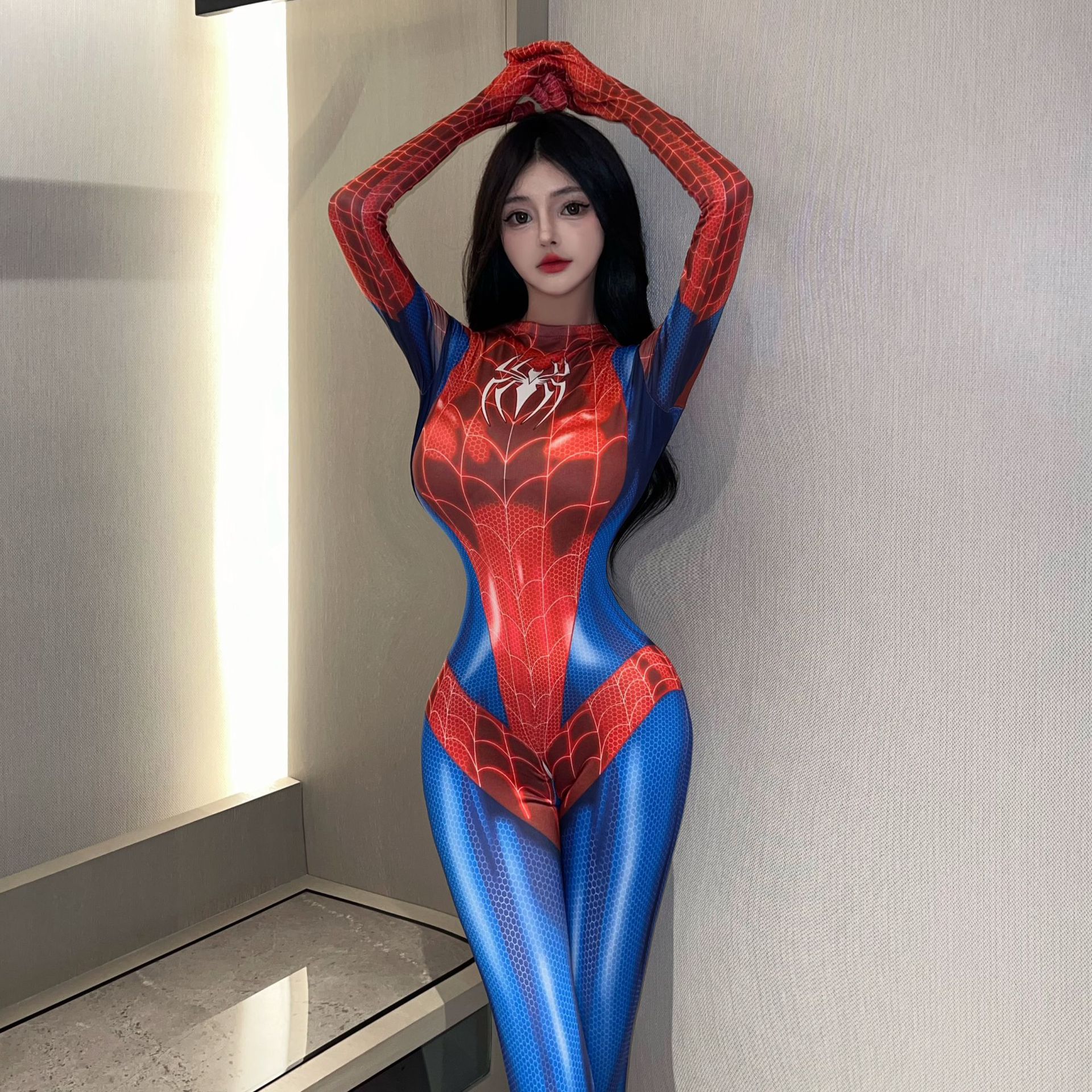 ชุดคอสเพลย์ สไปเดอร์-แมน ฮีโร่ hero พร้อมส่งในไทย