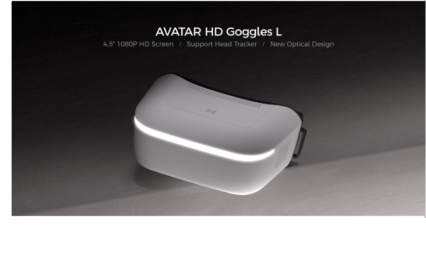 Walksnail Avatar HD Goggles L 5.8G 1080P 4.5" 60HZ LCD HD มี Gyroscope รองรับ Head Tracker 2-6S เครื่องบิน รถบังคับ โดรน