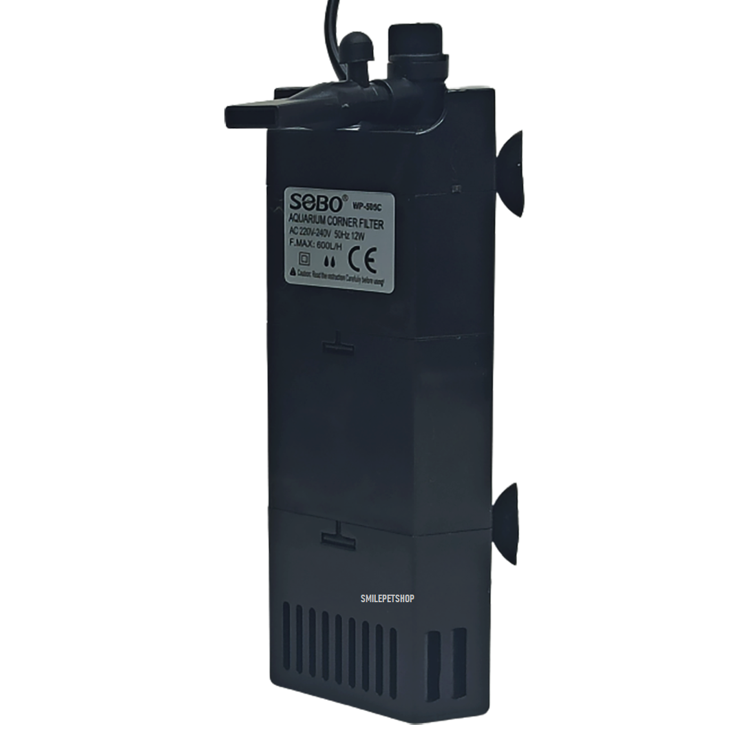 SOBO WP-505C (กรองในเข้ามุมตู้ กรองน้ำใสสะอาด เหมาะสำหรับตู้ขนาด 16-24 นิ้ว)