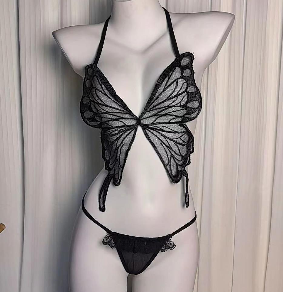 ชุดชั้นในเซ็กซี่ เซทผีเสื้อ ถ่ายแบบ ซีทรู พร้อมส่งในไทย