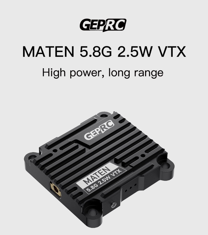 GEPRC MATEN 5.8G 2.5W 72CH VTX ตัวส่งภาพ LongRange