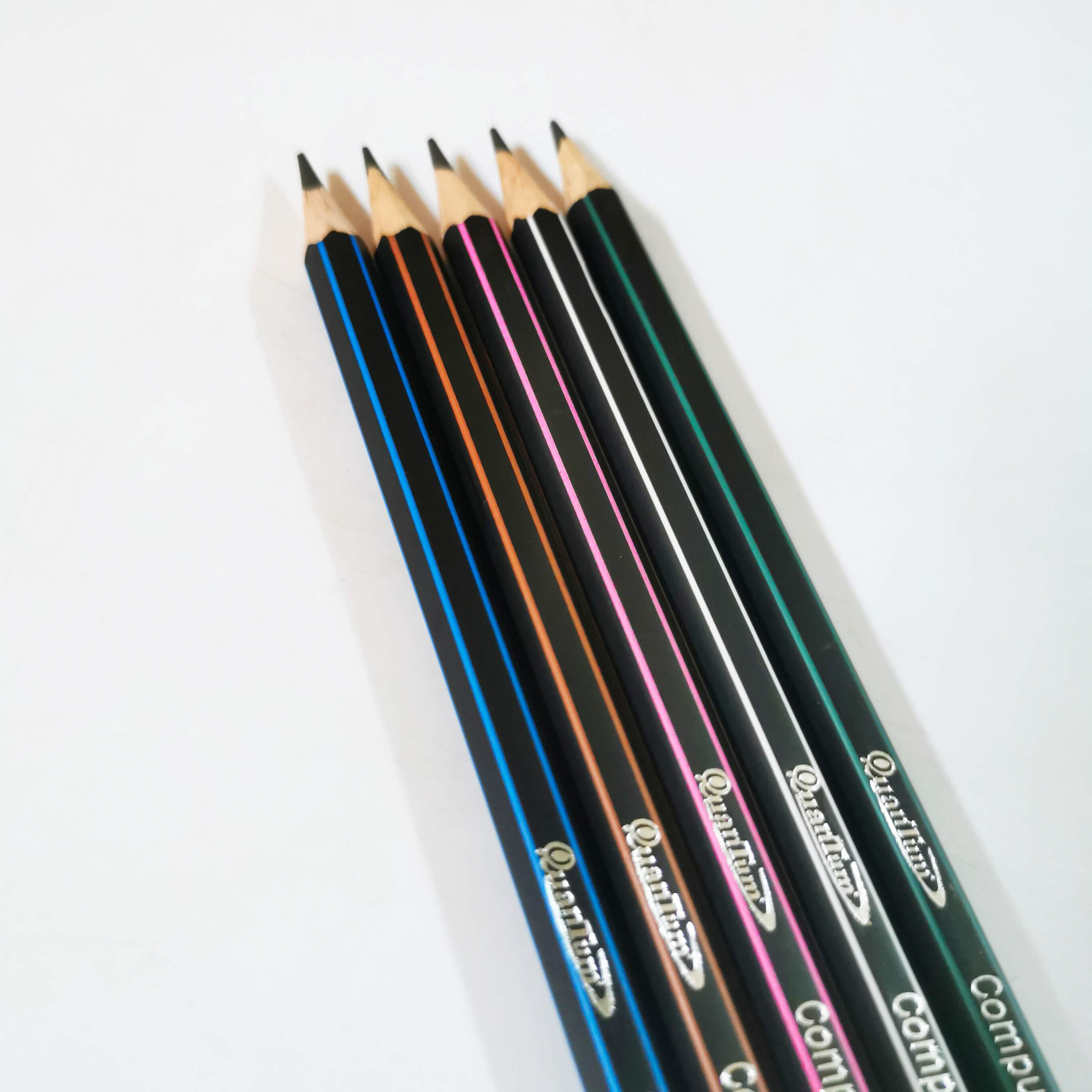 ดินสอดำ 2B คาดสีน้ำเงิน (Quantum)