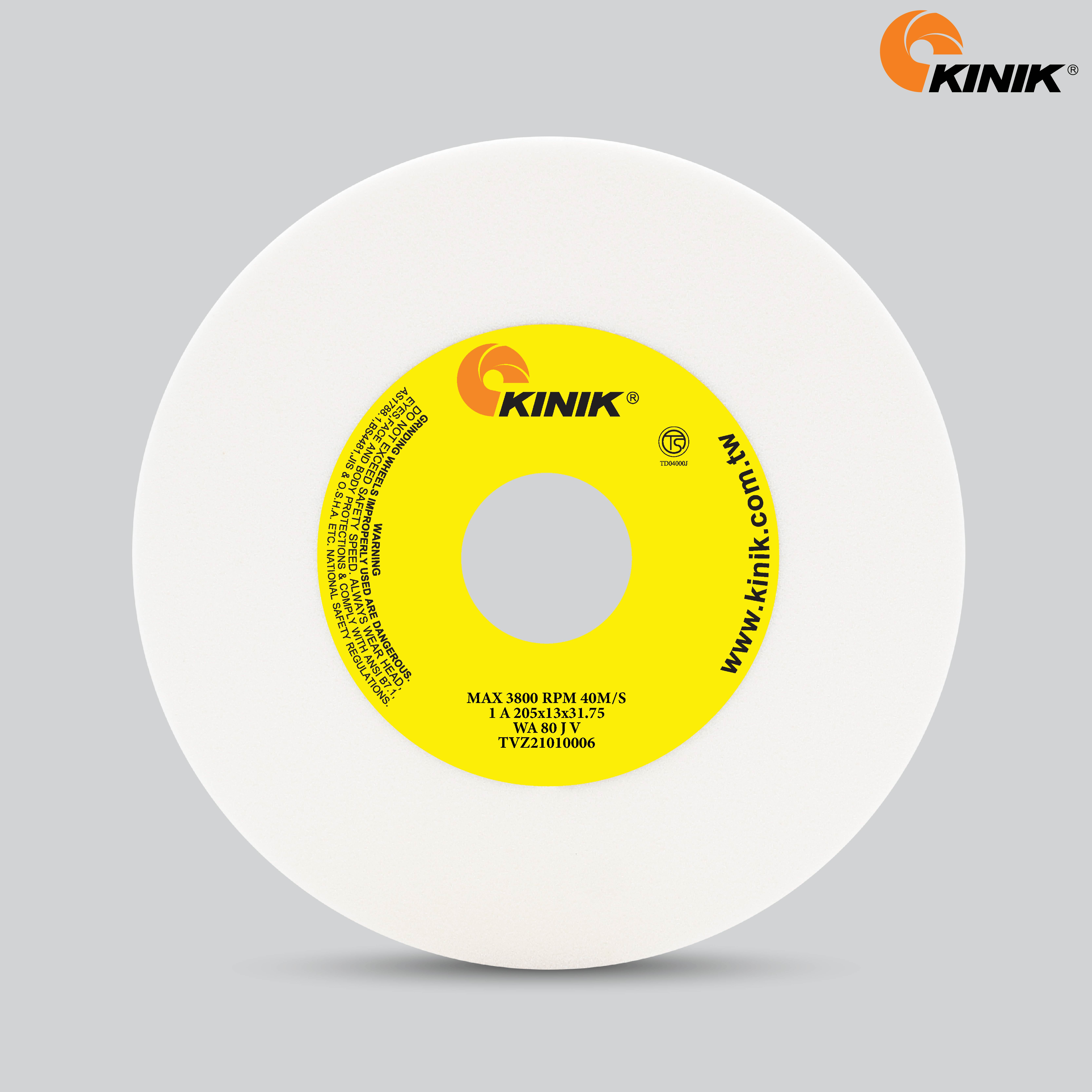 หินเจียร KINIK WA80JV1A 205x13x31.75 m.m.