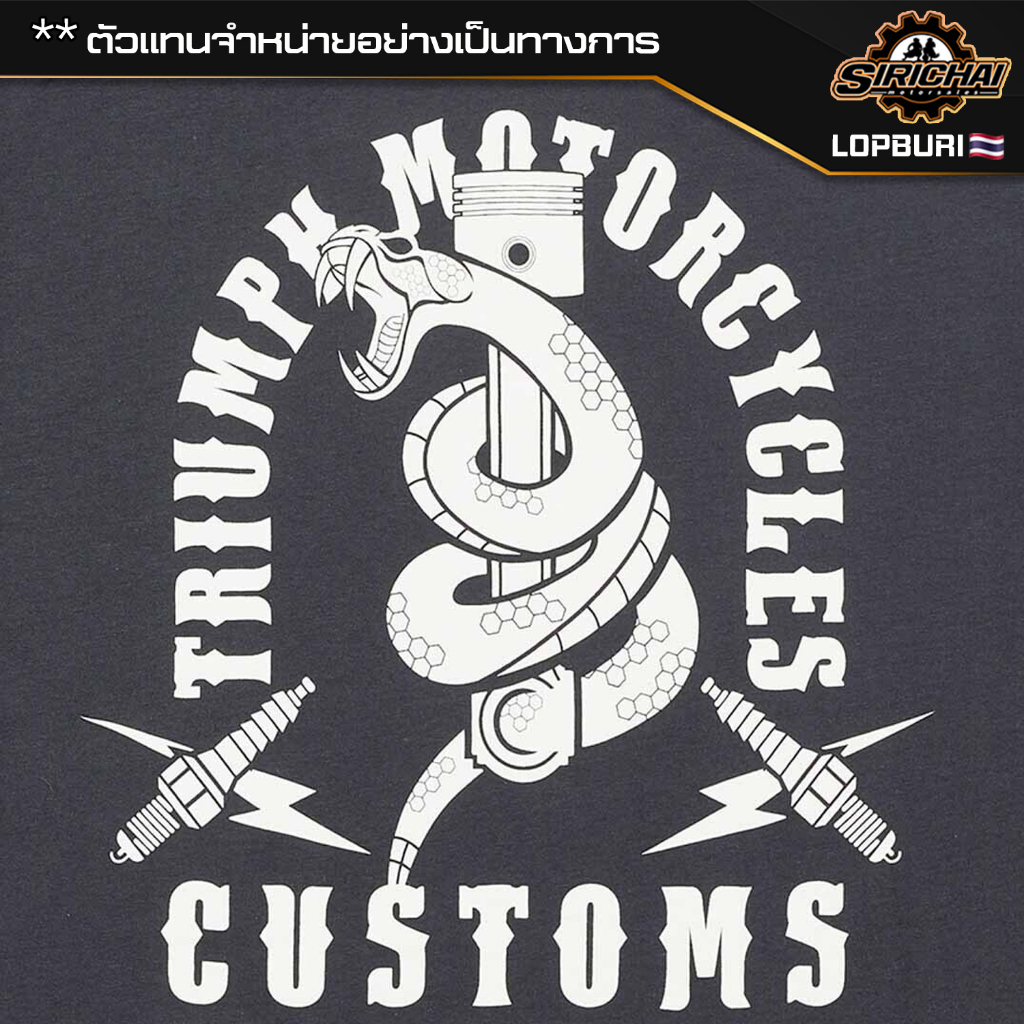 เสื้อยืด Triumph MTSS2324 ของแท้ 100%✅ ( 📌แนะนำลด 1 ไซส์จากปกติ ไซส์ยุโรปคับ )
