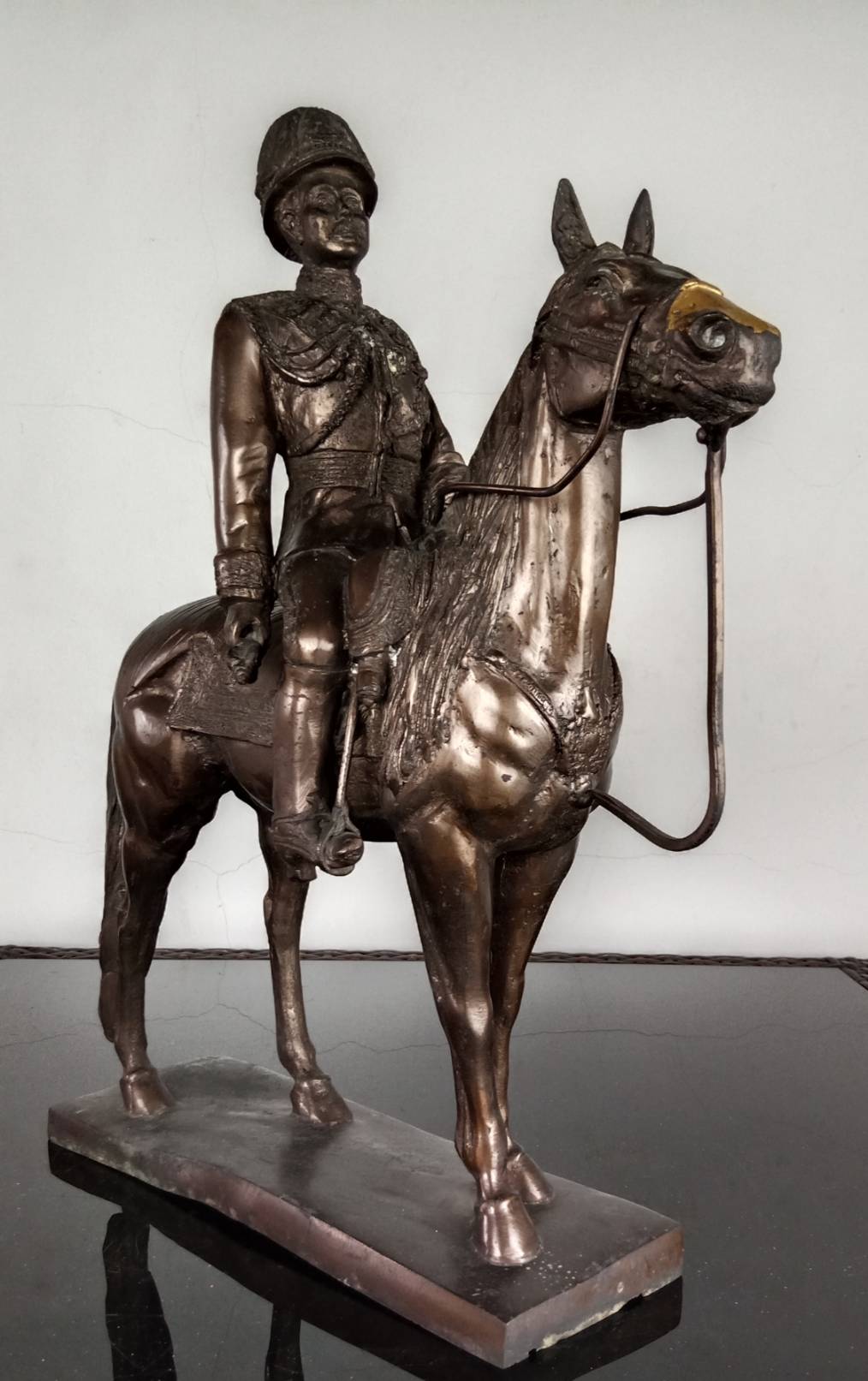 413.พระบรมรูปหล่อในหลวงรัชกาลที่5 พระบาทสมเด็จพระปรมินทรมหาจุฬาลงกรณ์ พระจุลจอมเกล้าเจ้าอยู่หัวทรงม้า(พระบรมรูปทรงม้า)