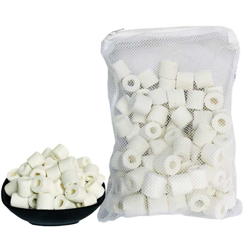 TIP Ceramic Ring (เซรามิคริง มีรูพรุนสูง ใช้เป็นที่อยู่ของจุลินทรีย์ สำหรับทำระบบกรอง)