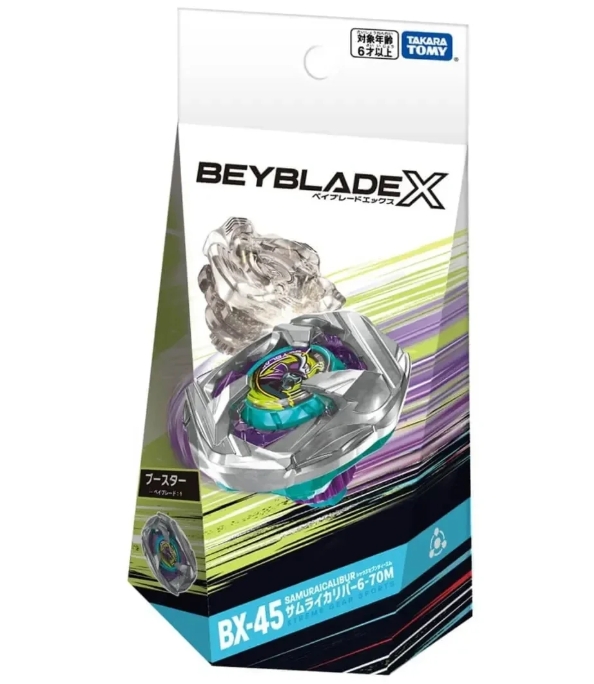 Takara Tomy ของแท้ Beyblade X BX-45 SamuraiCalibur 6-70M