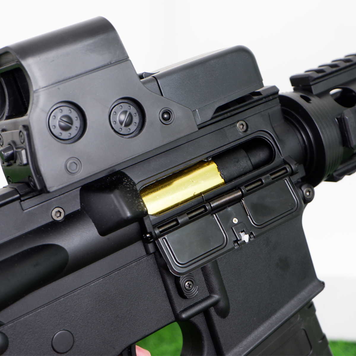 (31)M4A1 สีดำล้วน 260FPS ปืนเจลไฟฟ้า ของเล่น ยิงรัวได้อย่างเดียว