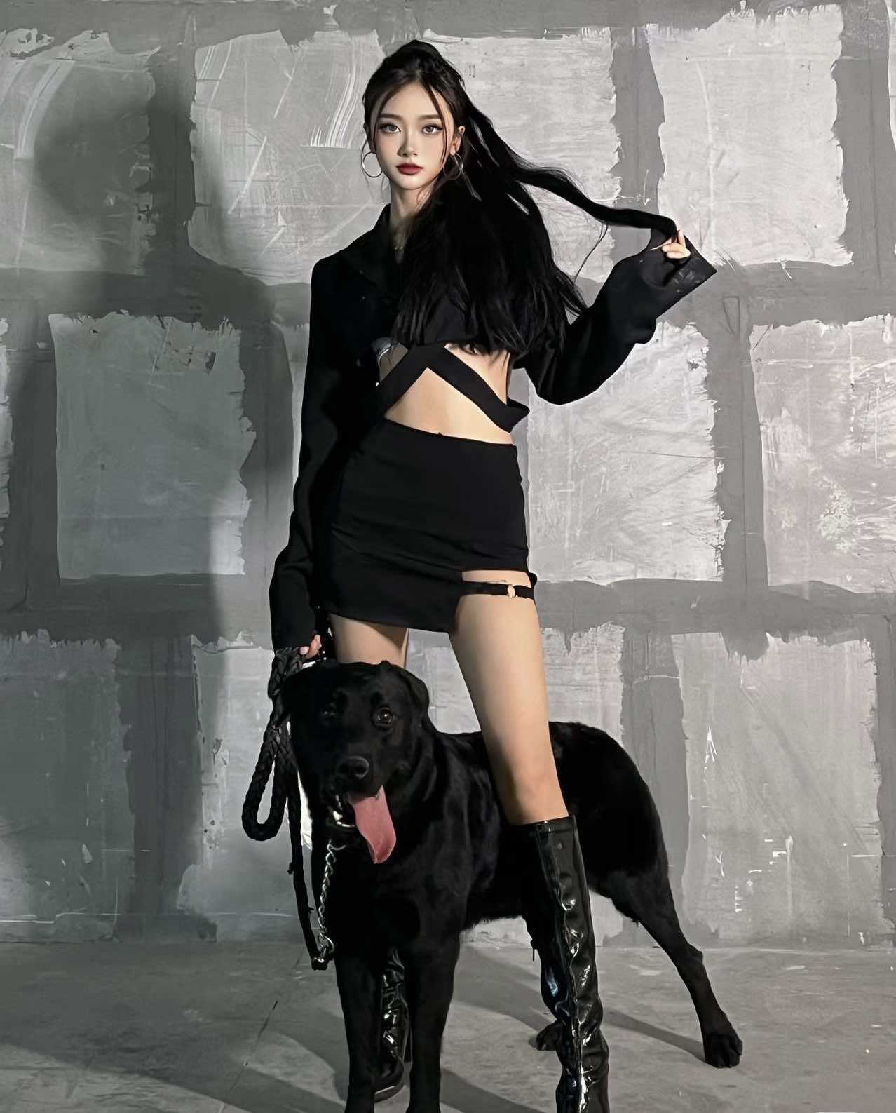 กระโปรงสั้น แหวกขา เซ็กซี่ JB226 พร้อมส่ง