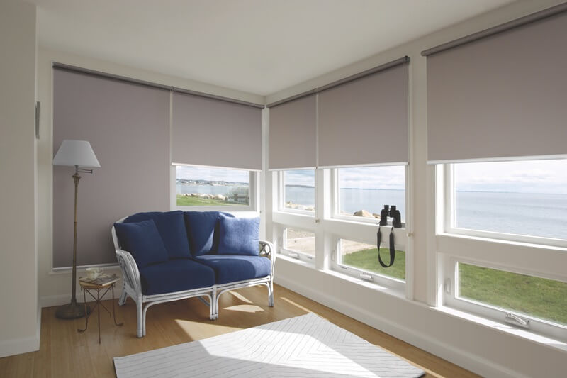 ม่านม้วนปรับแสง แบบทึบ Roller Blinds TLBs DIY ออฟฟิศ สำนักงาน สำเร็จรูป