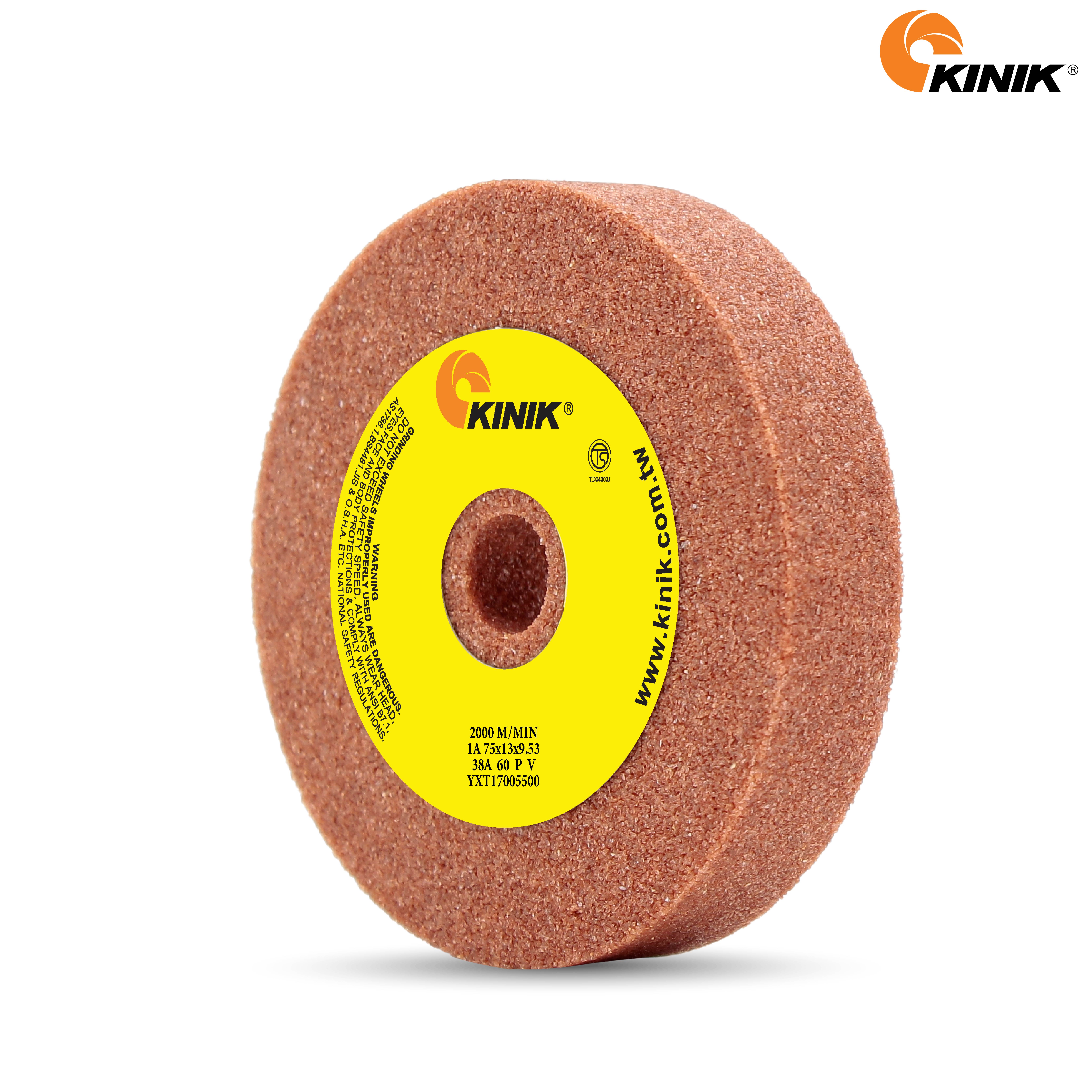 หินเจียร KINIK 38A60PV1A 75x13x9.53 mm.