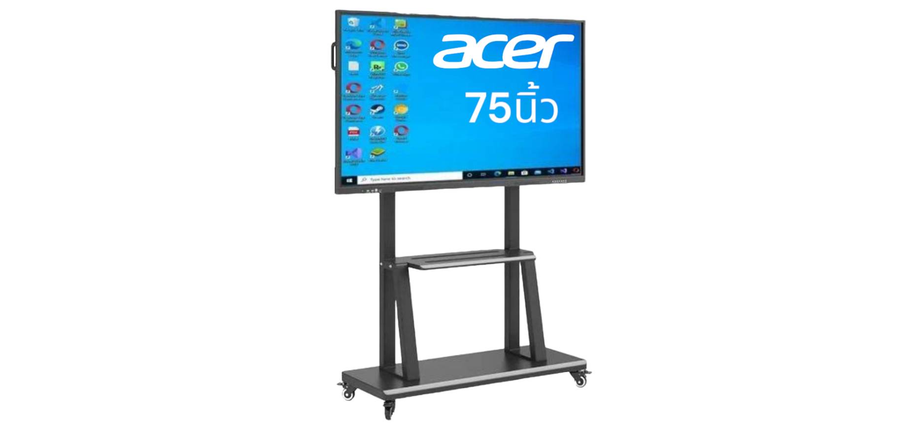 Acer DT753K D Interactive Touch Screen Display จอสัมผัสอัจฉริยะ 40จุด พร้อมกัน ขนาด 75 นิ้ว ความละเอียด 4K ที่มี Interactive Whiteboard (IWB) Feature ในตัว รองรับ Android 11