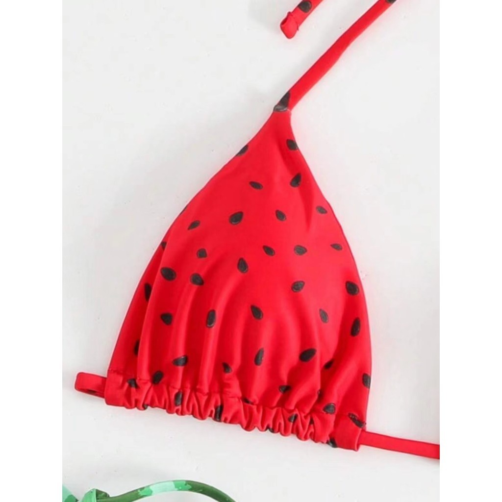 บิกินี่ ชุดว่ายน้ำ แตงโม เซท 2 ชิ้น SW046