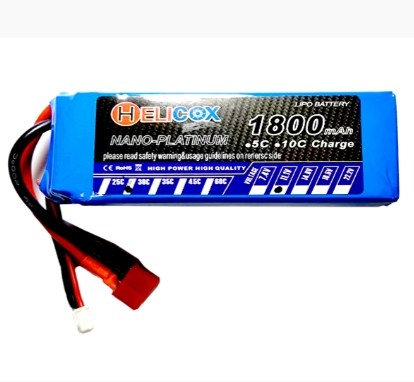 แบต HELICOX 3S 11.1V 30C มีให้เลือกหลายขนาด 900 1100 1500 2200 3000 3500mah