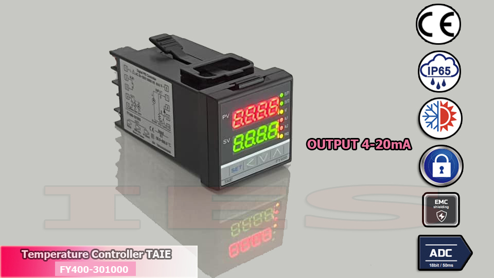 Temperature controller TAIE FY400-301000 เครื่องควบคุมอุณหภูมิเอาท์พุท 4-20mA