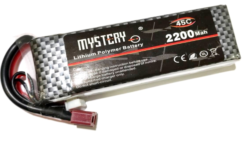 Mystery LiPo 2S 7.4V 45C T-Plug หลายขนาดความคุ 2200 3000 6000mah