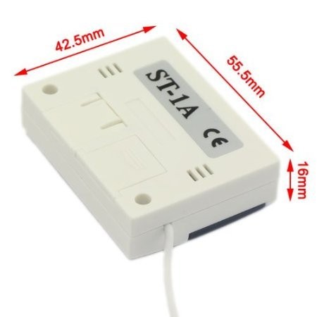 Digital Thermometer ST-1A(เทอร์โมมิเตอร์ดิจิติล สำหรับวัดอุณหภูมิในตู้ปลา ตู้แช่ อุณหภูมิห้อง อุณหภูมิน้ำ)
