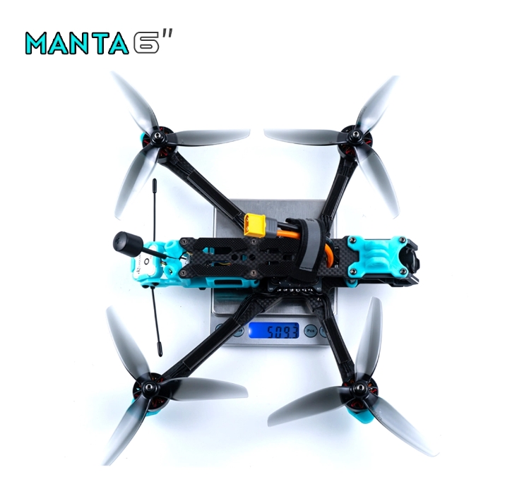 Axisflying MANTA6" / 6inch Cinematic / Freestyle DJI O3 Air Unit FPV BNF With GPS -6S สามารถบายกับรีโมท DJI ได้