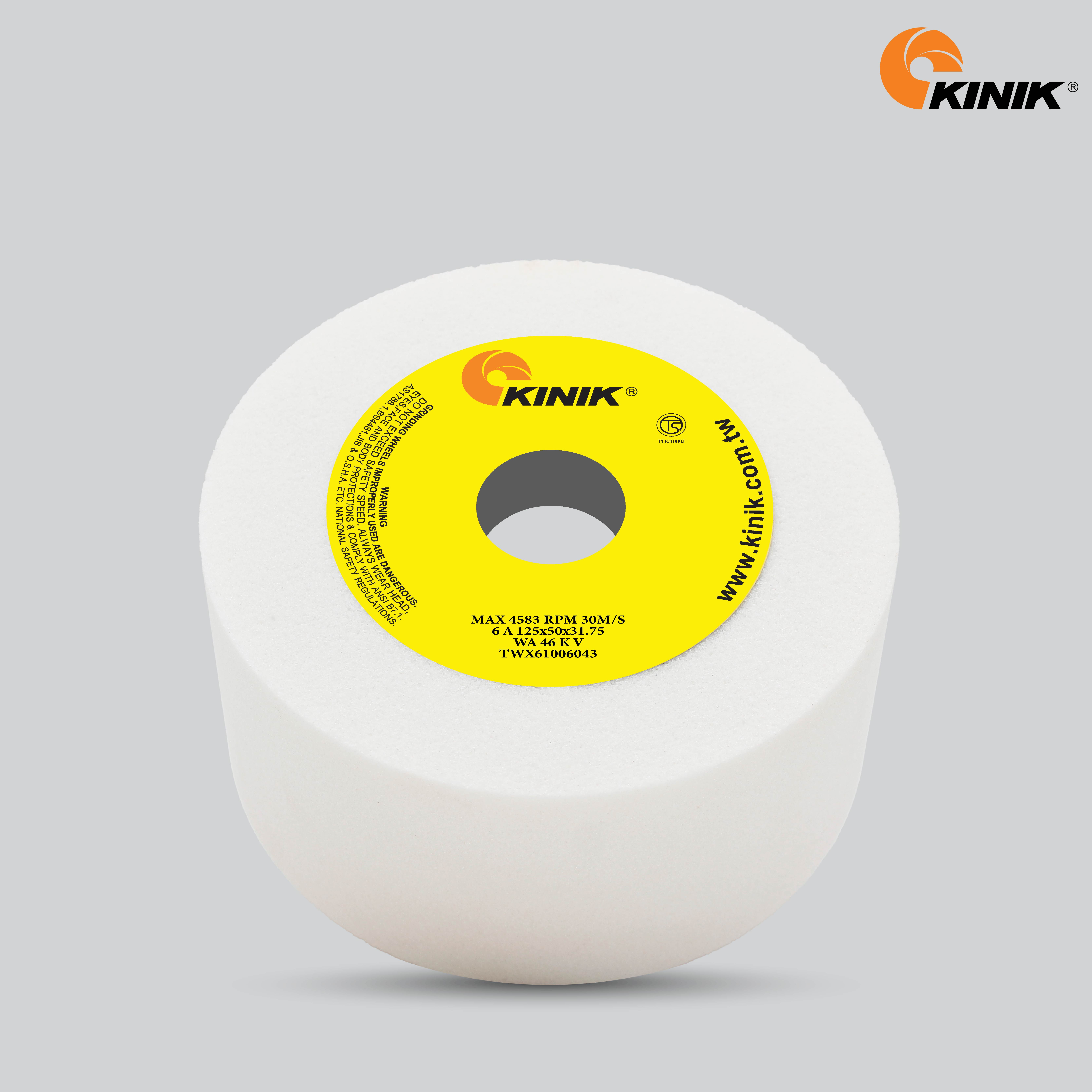 หินถ้วยตรง KINIK WA46KV6A 125x50x31.75 mm.