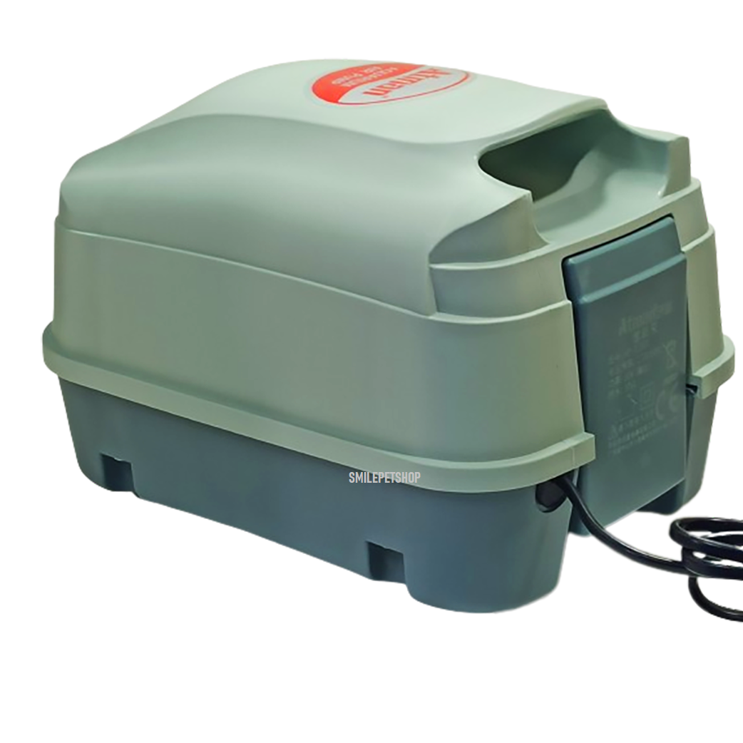 ATMAN HP-8000 (ปั๊มลมสำหรับบ่อปลา หรือตู้ปลา แยกได้หลายทาง เสียงเงียบ แรงลม 70L/min)