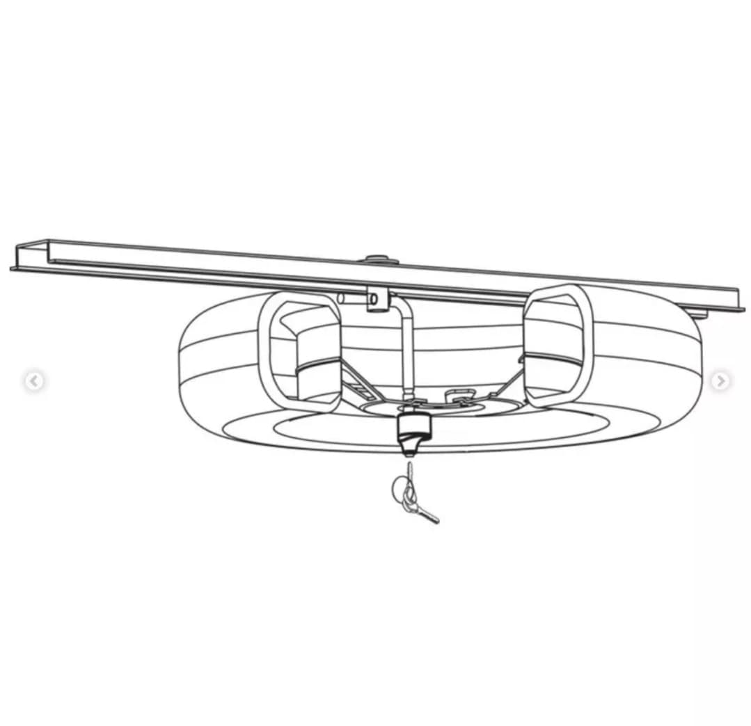 New Lock ล็อคยางอะไหล่ ฟอร์จูนเนอร์ Legender grsport