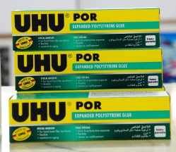 กาว UHU-POR ติดโฟม หลอดขนาด 50 mL ราคาต่อ 1หลอด