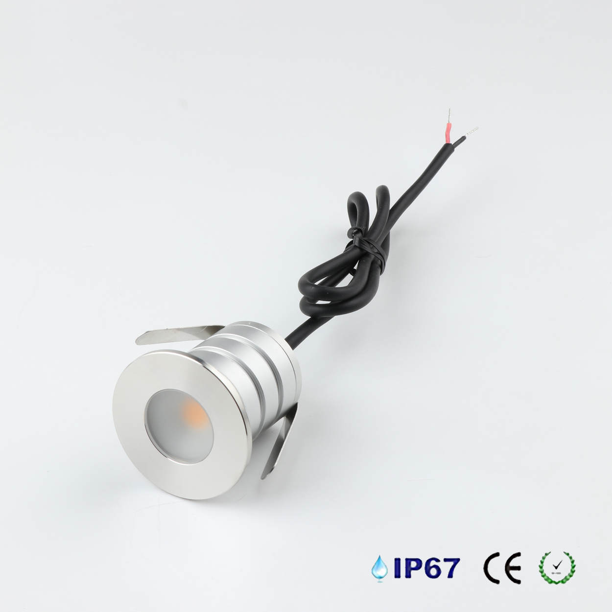 โคมไฟฝังพื้น Inground Up light Round 304 Stainless Steet + Aluminum lamp body LED 3W DC12V-24V IP67