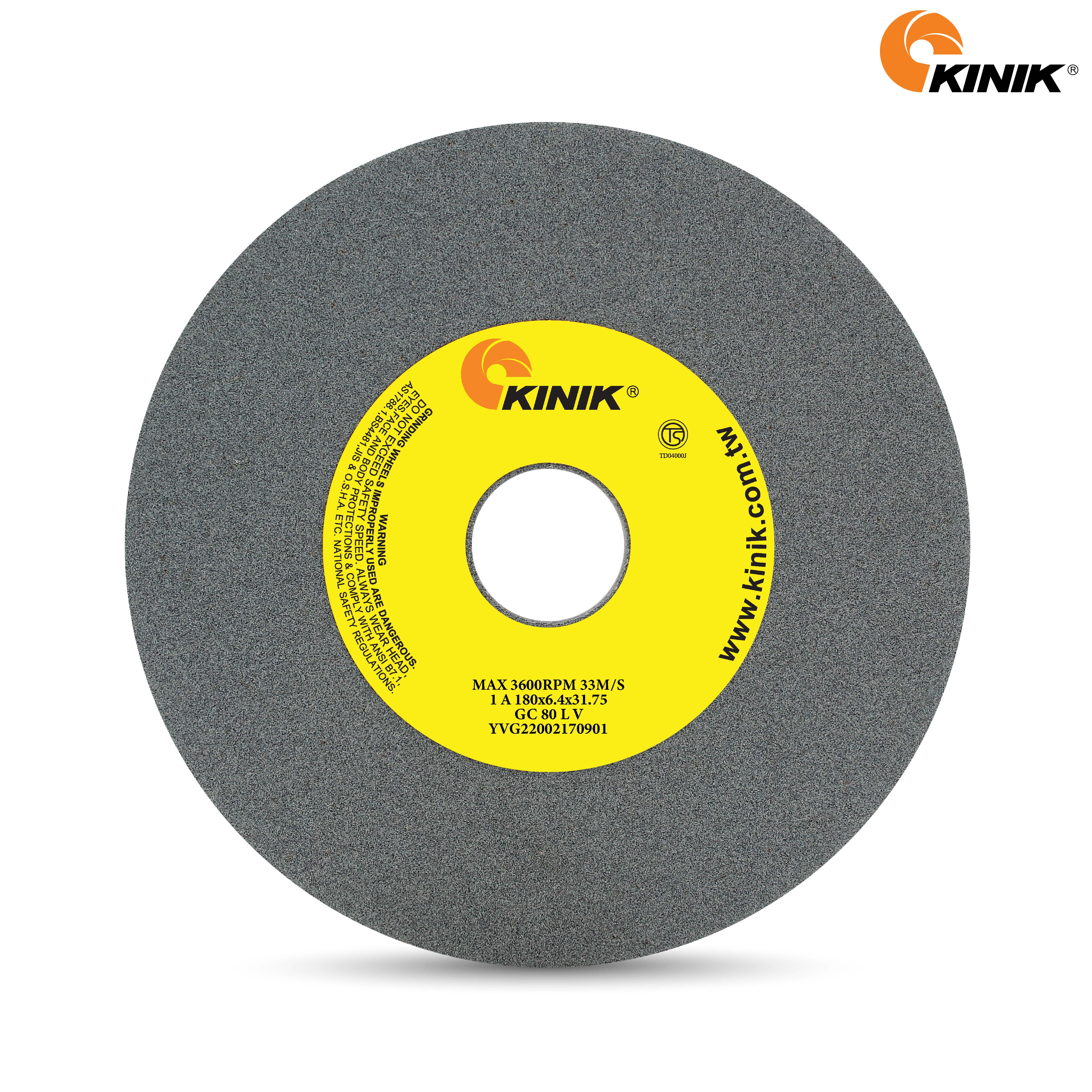 หินเจียร KINIK GC80LV1A 180x6.4x31.75 mm.