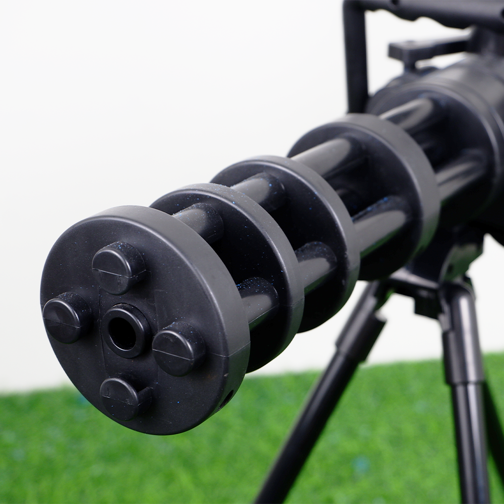 (05)Gatling mini สีดำล้วน ปืนเจลไฟฟ้า ของเล่น ยิงรัว Full Auto