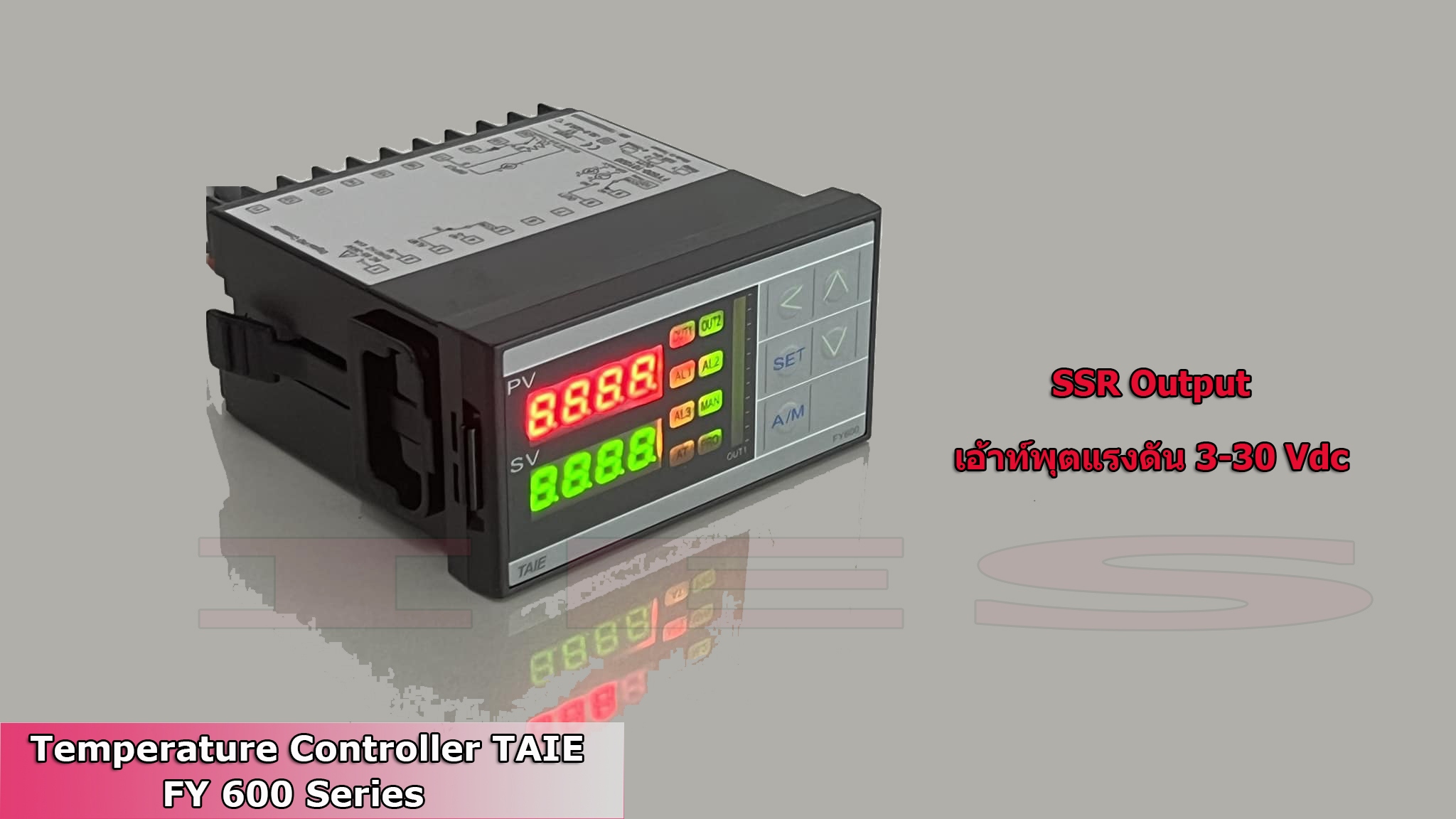 Temperature Controller Model : FY600-201000 เครื่องควบคุมอุณหภูมิ เอ้าท์พุตแรงดัน 3-30 Vdc ใช้งานกับโซลิดสเตตรีเลย์