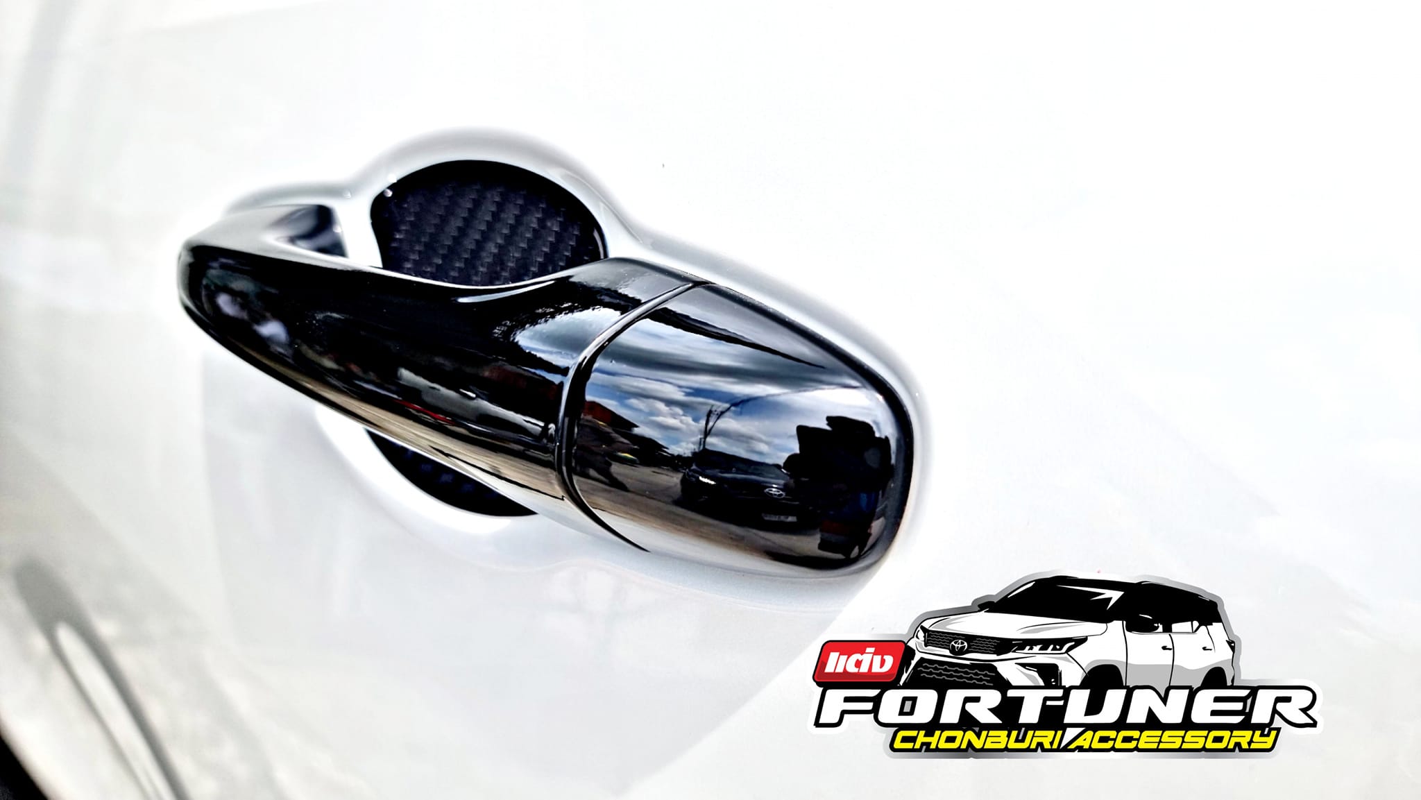 มือเปิดนอก พาร์ทแท้ สีดำแบล็คเปียโน โตโยต้า ฟอร์จูนเนอร์