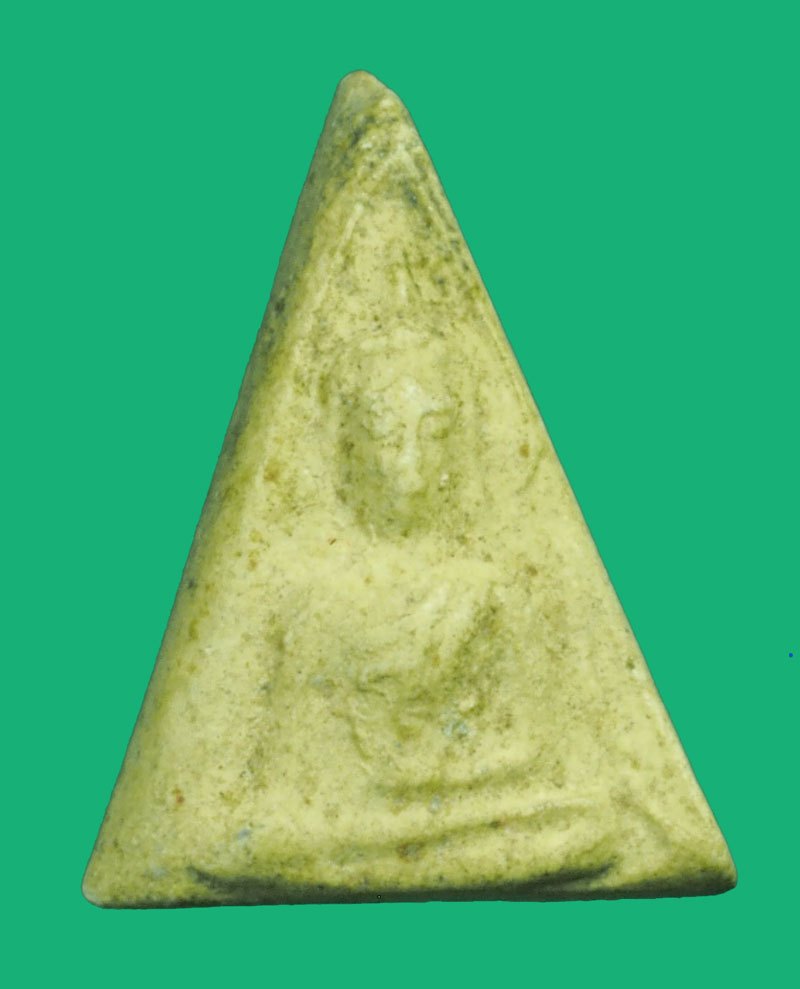 A5753 พระนางพญา เนื้อผงน้ำมัน เก่าพอมีอายุ ไม่ทราบที่และปีสร้าง 9