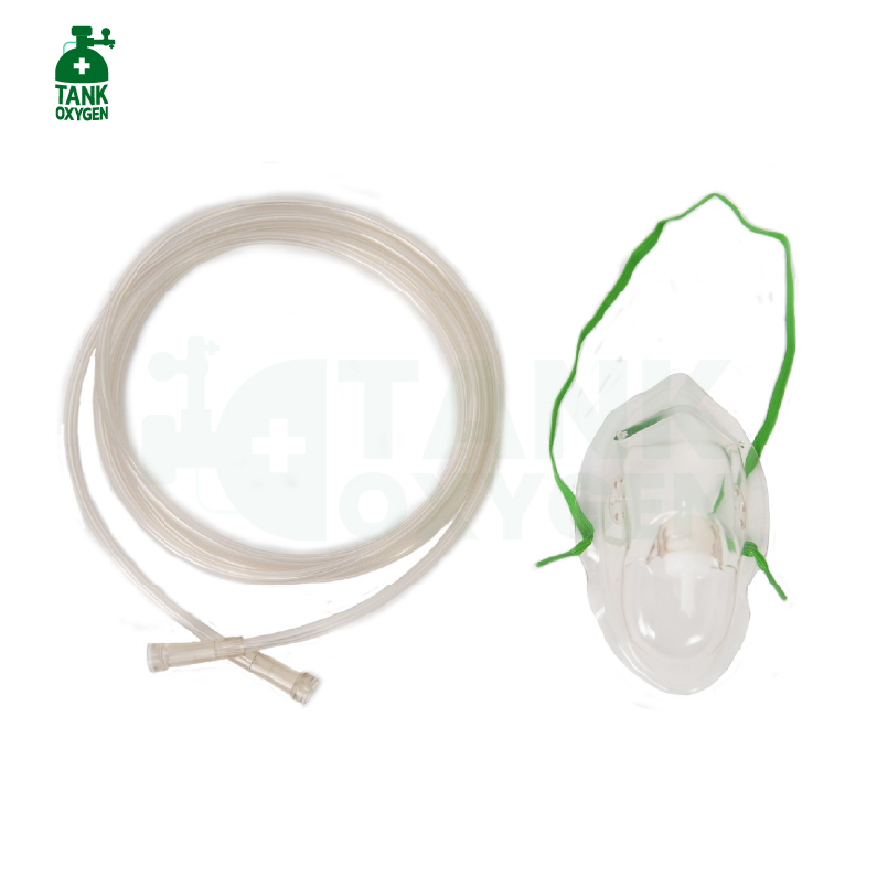 หน้ากากให้ออกซิเจน สำหรับผู้ใหญ่ Oxygen Mask (Adult)