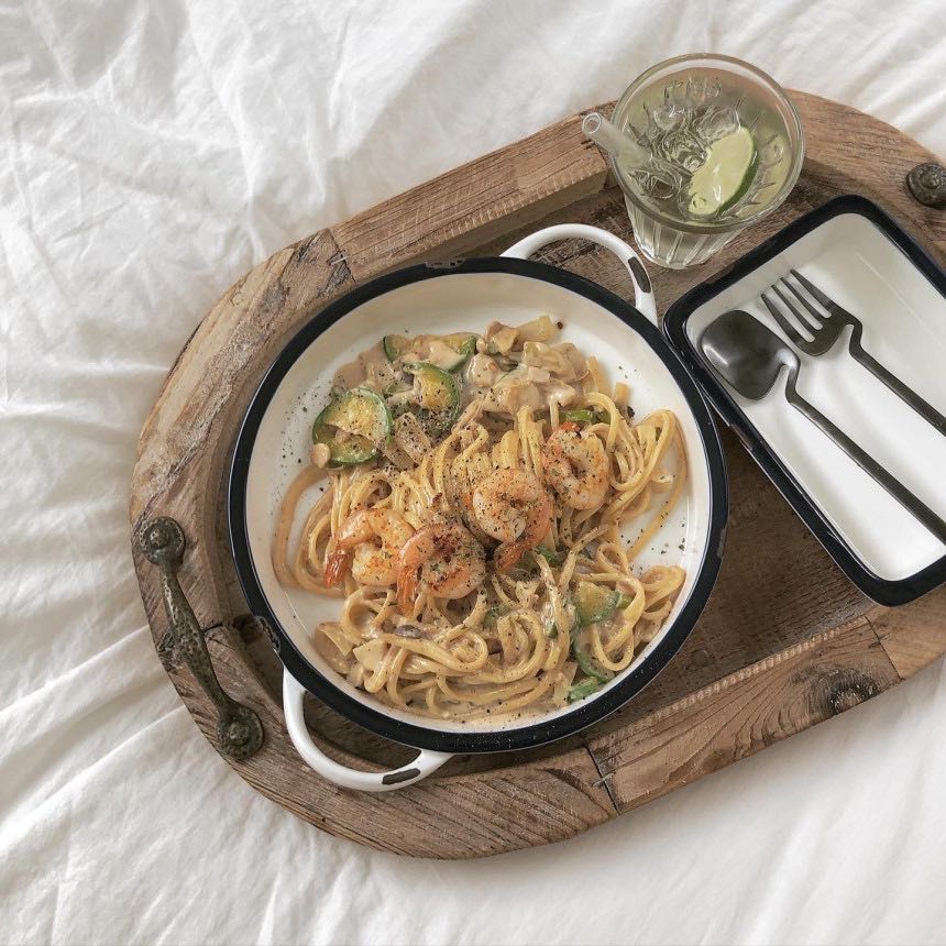 vintage wood tray