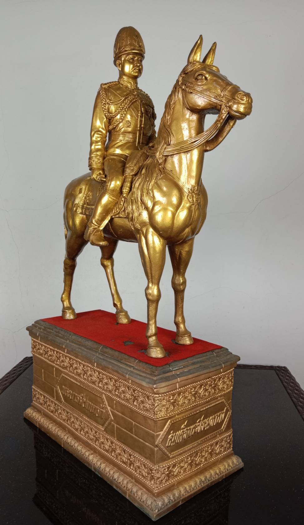 518.พระบรมรูปหล่อในหลวงรัชกาลที่ 5 พระบาทสมเด็จพระปรมินทรมหาจุฬาลงกรณ์ พระจุลจอมเกล้าเจ้าอยู่หัวทรงม้า(พระบรมรูปทรงม้า) องค์ใหญ่