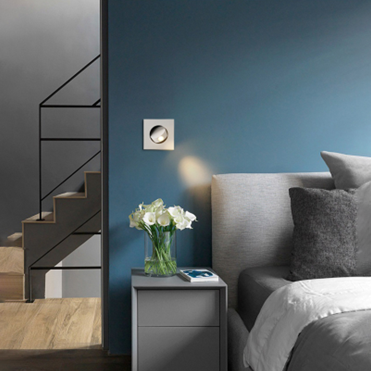 โคมไฟอ่านหนังสือติดผนัง Wall Reading Lamp Metal + Aluminium LED Cree 3W IP20 (KP047)