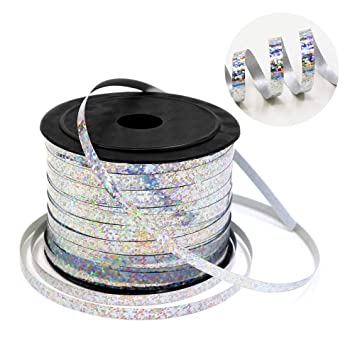 เส้นวิ๊ง ม้วนใหญ่ ริบบิ้น ผูกลูกโป่งตกเเต่ง พร้อมส่งในไทย