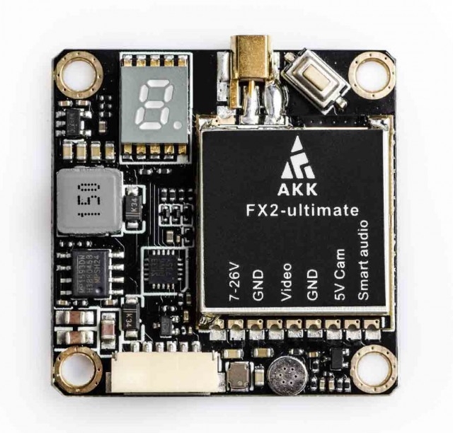 AKK FX2-ultimate FPV VTX Long Range 5.8GHz Video Transmitter (30*30mm,25-1200mW)