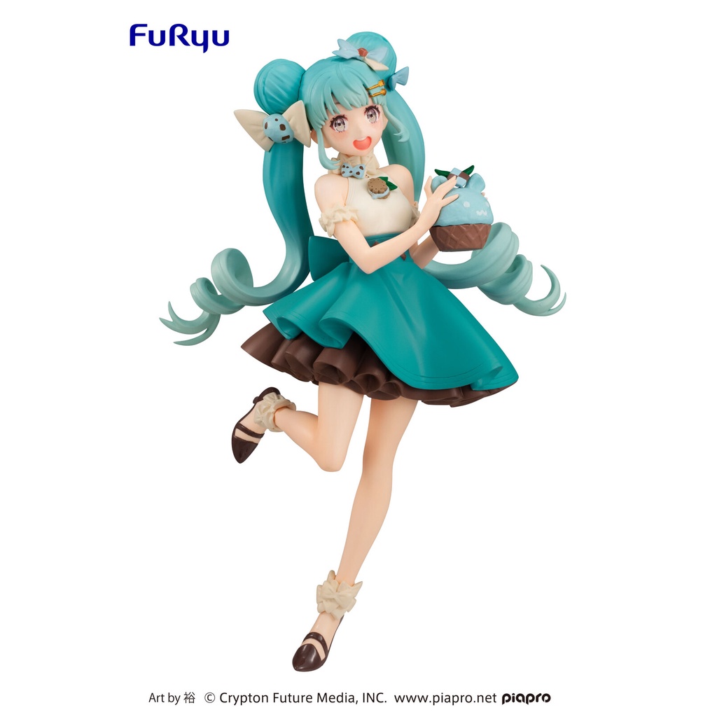 [ Figure แท้ ] Vocaloid Hatsune Miku SweetSweets Chocolate Mint [ FuRyu ]