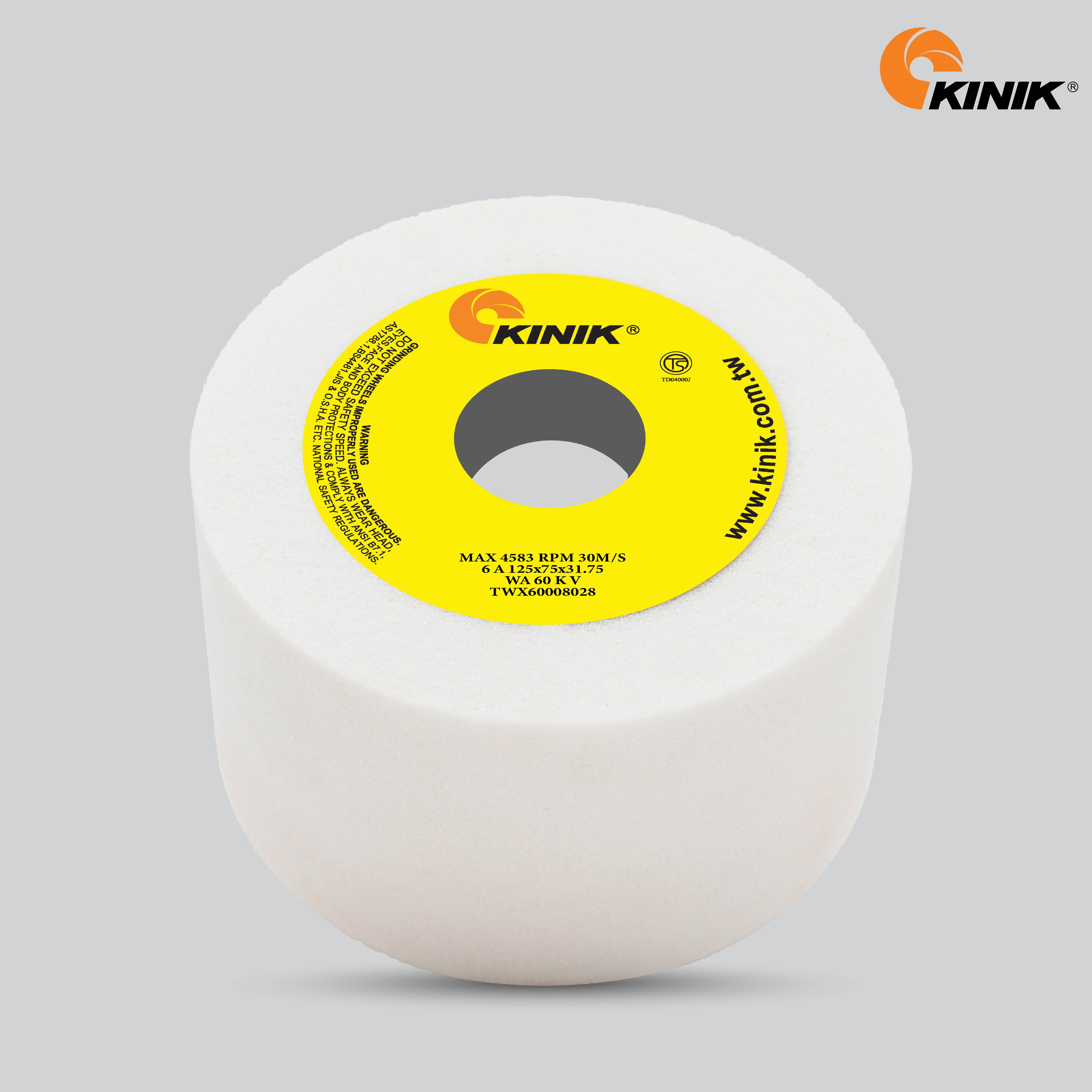 หินถ้วยตรง KINIK WA60KV6A 125x75x31.75 mm.