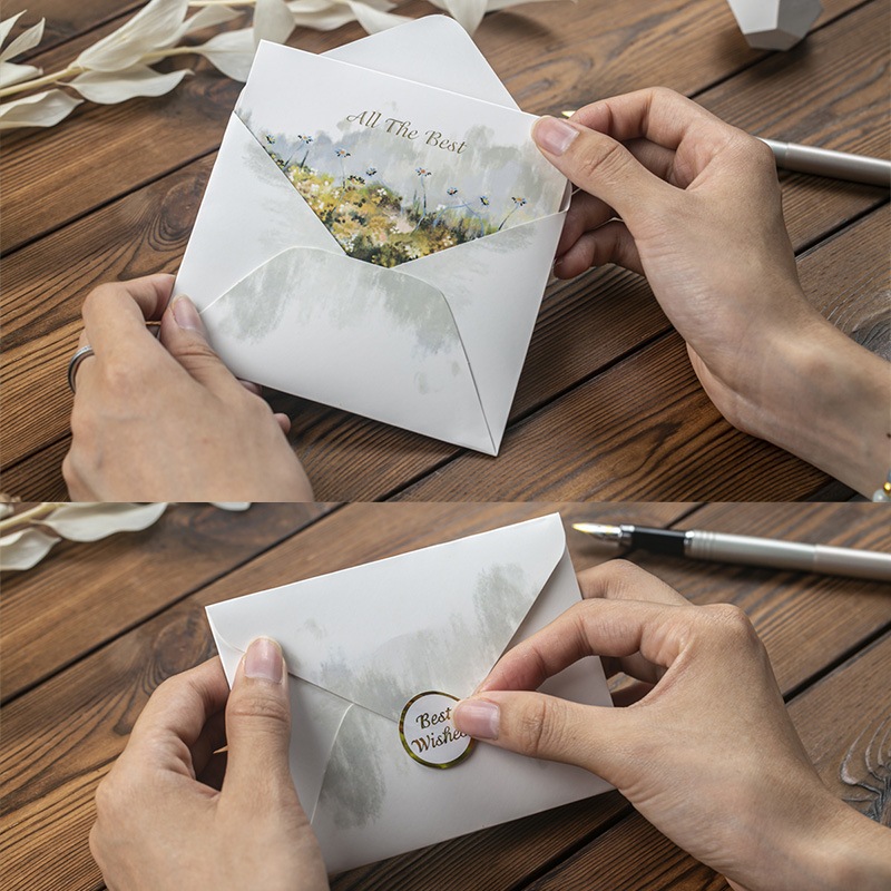 การ์ดอวยพร + ซอง อวยพรวันเกิด / ซองขาว วันเเม่ วาเลนไทน์ เขียนอวยพรในงานต่างๆ